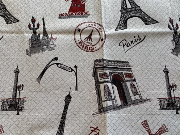 フランスより！『パリス　ジャガード織り』～70×50cm単位でカット～ 4枚目の画像