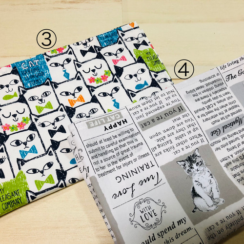 なめこ様　確認用　ストライプ　ねこ　ランチョンマット　35×55  給食袋 なめこ様確認用ストライプねこランチョンマット35×55 給食袋