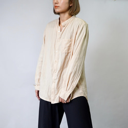 プルオーバーシャツ/生成り/三河織物 シャツ UZUiRO／ウズイロ 通販