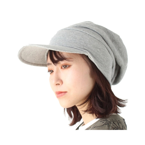 帽子 レディース 日焼け防止 涼しい 日本製 スウェット キャスケット