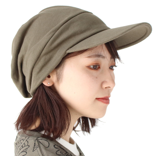 帽子 レディース 日焼け防止 涼しい 日本製 スウェット キャスケット
