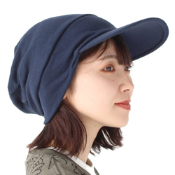 帽子女性 夏 日本製キャップ スウェットキャスケット レディース メンズ 帽子 大きいサイズ 小顔効果 8枚目の画像