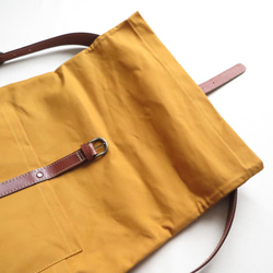 Paraffin canvas  back pack 「advantage」MUSTARD 9枚目の画像