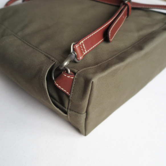 Paraffin canvas  back pack 「advantage」KHAKI 11枚目の画像