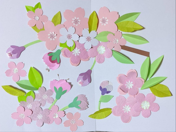 春　壁面　飾り　桜　在庫セール 1枚目の画像