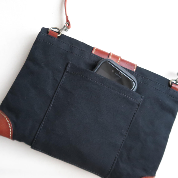 Paraffin canvas  pochette 「advantage」BLACK 5枚目の画像