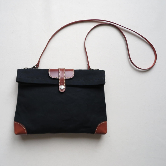 Paraffin canvas  pochette 「advantage」BLACK 2枚目の画像