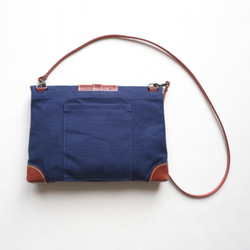 Paraffin canvas  pochette 「advantage」NAVY 3枚目の画像