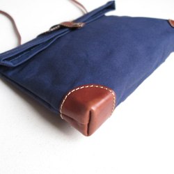 Paraffin canvas  pochette 「advantage」NAVY 4枚目の画像