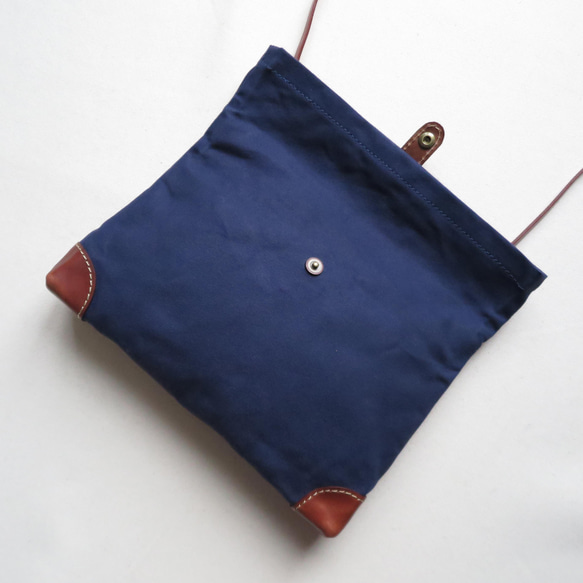 Paraffin canvas  pochette 「advantage」NAVY 6枚目の画像