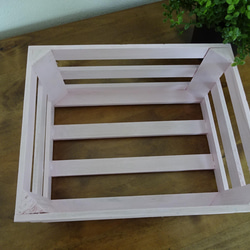 木製のボックス(コスモス色)★no.2053 3枚目の画像