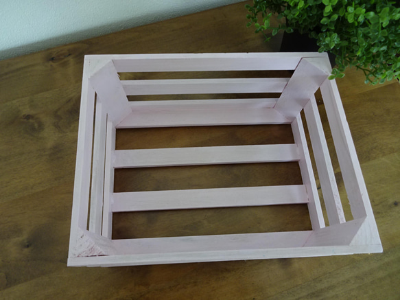 木製のボックス(コスモス色)★no.2053 3枚目の画像