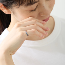 【特集掲載】選べる9色！チタン製リング「決意」幅2mm 9枚目の画像