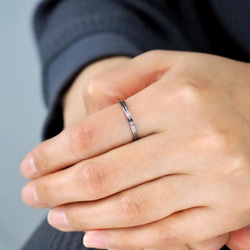 【特集掲載】選べる9色！チタン製リング「決意」幅2mm 12枚目の画像