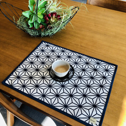 ランチマット　ランチョンマット　和柄　蝶　麻の葉　市松　矢絣 Amazon｜日本製 綿100%全17柄の和柄ランチョンマット 35×45cm