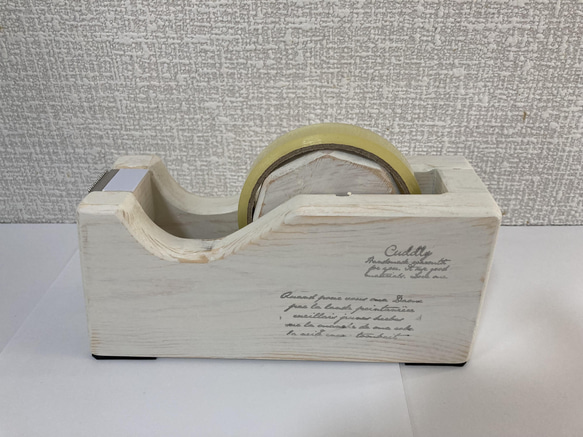 木製テープカッター　ハンドメイド　 5枚目の画像