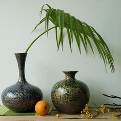 Bat Trang村　高級　ベトナム　陶器・花器・フラワーベース 6枚目の画像