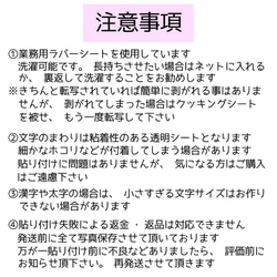 ⚠️即購入不可⚠️ お名前アイロンシール アイロンシール アイロン ネームタグ 名入れ 名札 ゼッケン  入園入学式準備 9枚目の画像