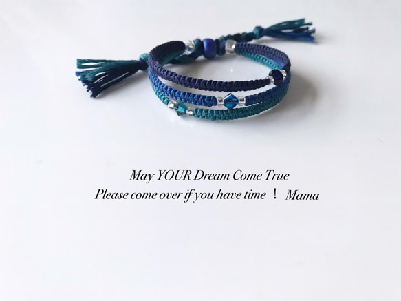 ラブラド3連ブレスレット マルチストーン三連ブレスレットs | Brraqué