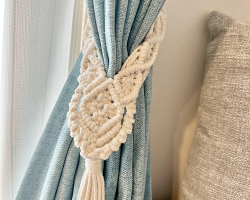 マクラメカーテンタッセル♡ カーテン hauoli 通販 13484779