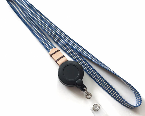 点と線　ブルー　ストラップ付き it-6358eba1f334c-1200.jpg