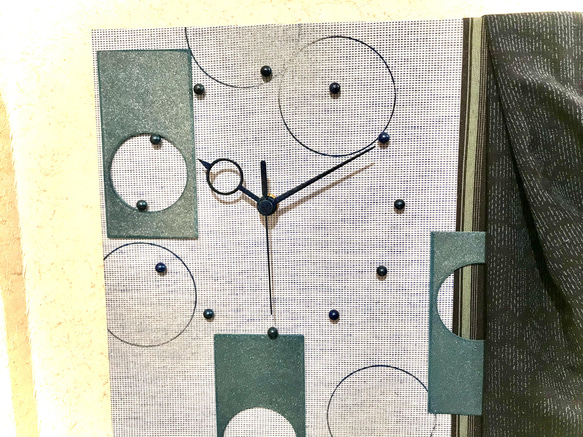 創作時計　壁掛け時計「和モダン」11283002 3枚目の画像