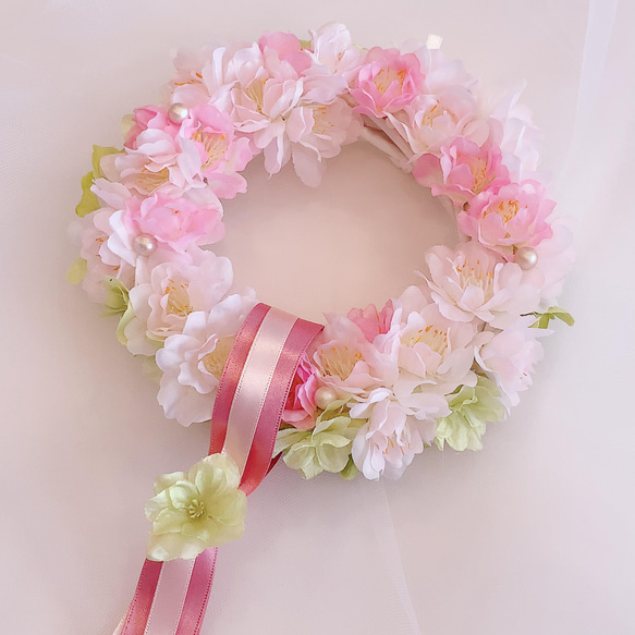 【送料無料】SALE・桜のミニリース 3枚目の画像