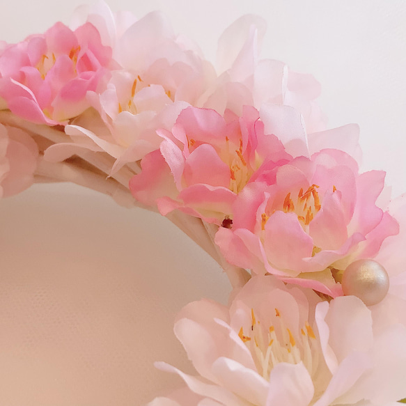 【送料無料】SALE・桜のミニリース 7枚目の画像