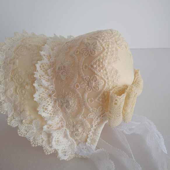 大人のための着せ替え人形】専用 ボンネット/制作№2202-9 その他人形