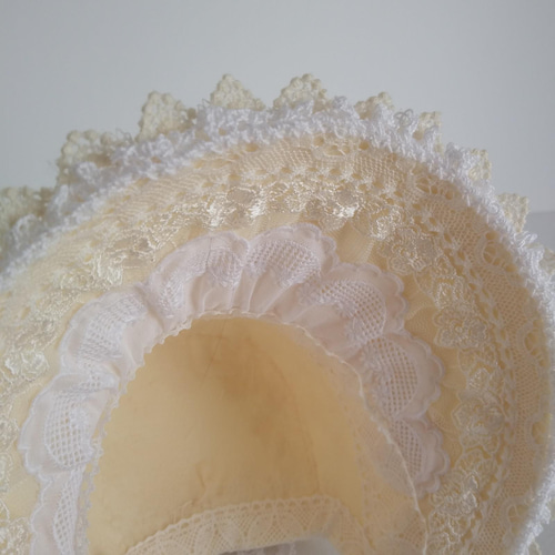 大人のための着せ替え人形】専用 ボンネット/制作№2202-9 その他人形