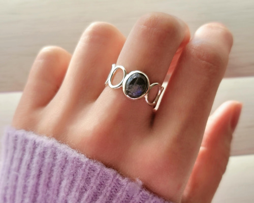 ete ラブラドライト リング 11号【リングセット】 ete ラブラドライト リング 11号【リングセット】