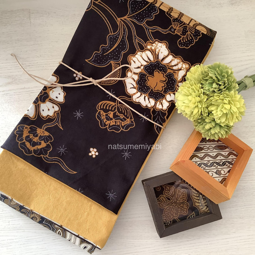 【新作】ハンドメイド　バティック半幅帯 新作】ハンドメイド バティック半幅帯 ♦︎新作♦︎半幅帯