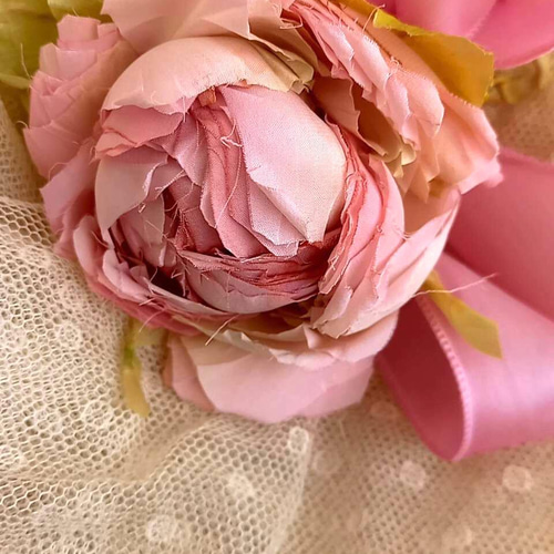 染花SENKA花工房 by田中行子【シルクフラワー/ピンク】大輪の 染花SENKA花工房 by田中行子【シルクフラワー/ピンク】大輪の