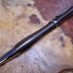 木製ボールペン・ノック式 【黒 檀 】 MB-046 ペン・筆記用具 山猫家
