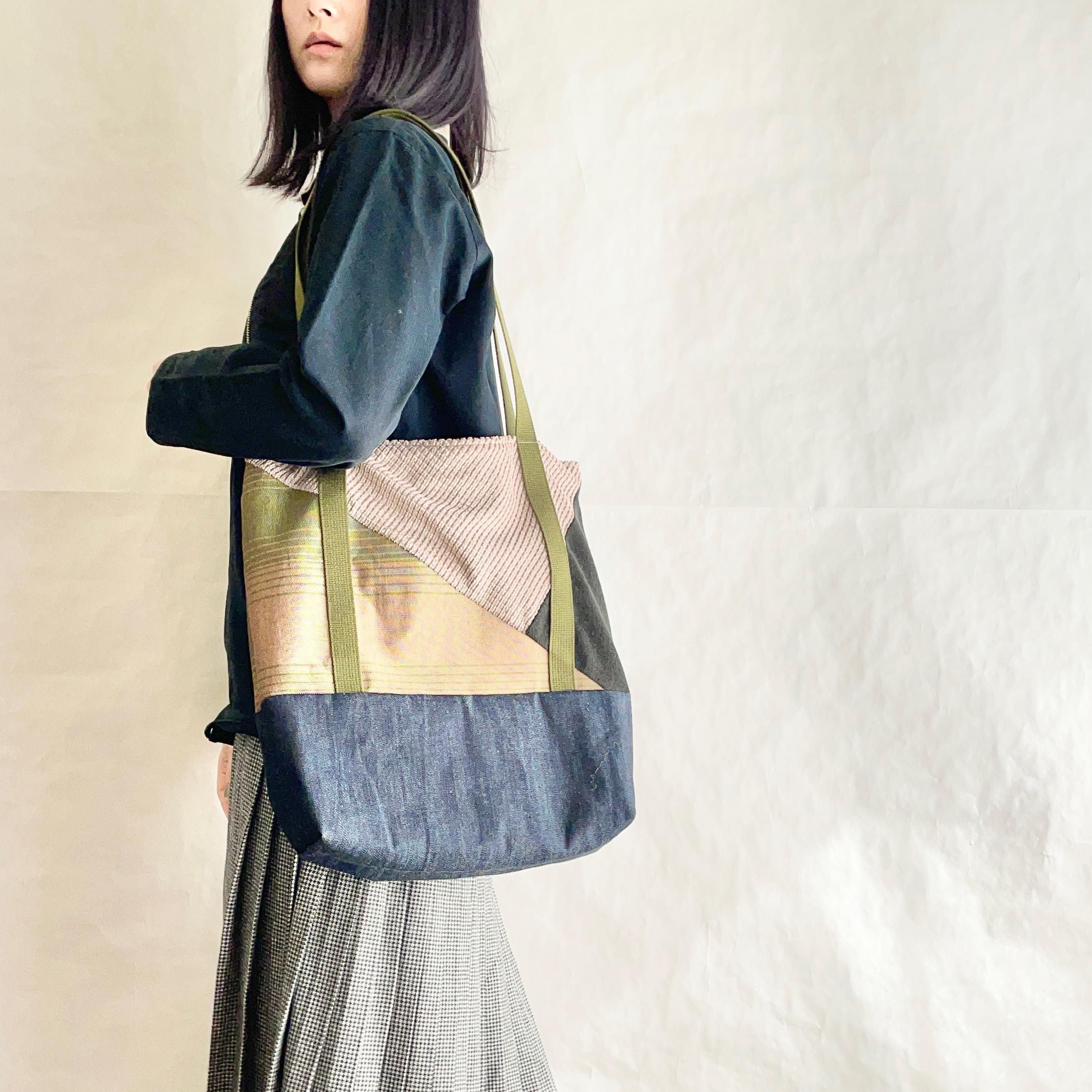 ［maring リメイク ］帯バッグ　トートバッグ　R-B2-1