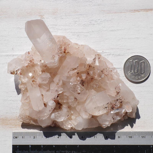 天然石マニカラン水晶クラスター 約159g 約最大幅114mm(ヒマラヤ山脈産