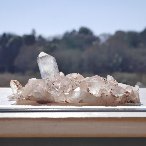 天然石マニカラン水晶クラスター 約159g 約最大幅114mm(ヒマラヤ山脈産