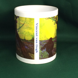 ゴッホ 日没を背に種まく人 マグカップ 2枚目の画像