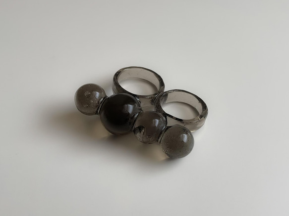 sphere ring G【charcoal gray】 7枚目の画像