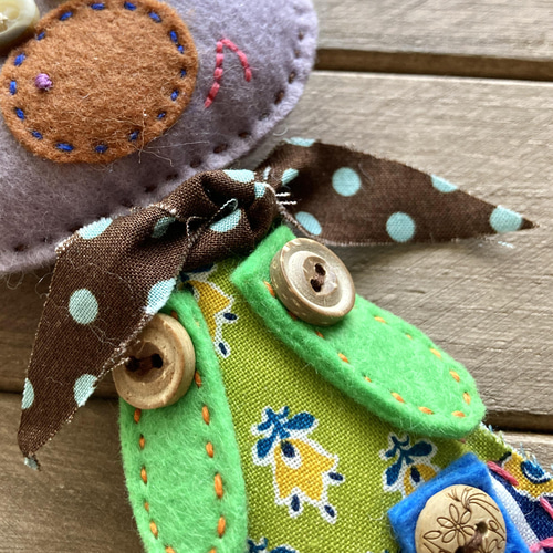 フェルトマスコットキーホルダー 動物マスコットキーホルダー チャーム