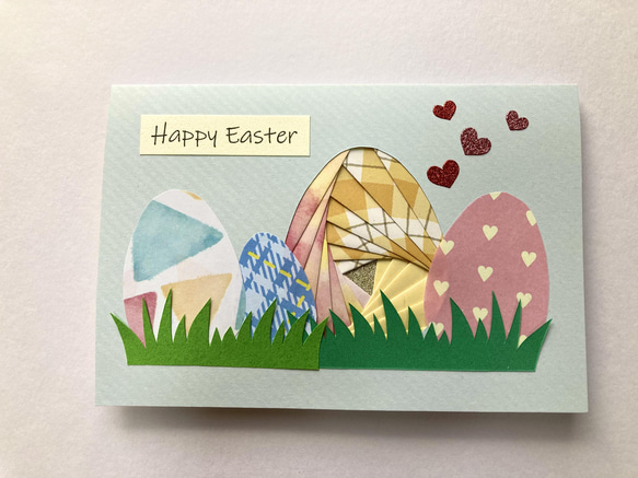 iris folding〜Happy Easter メッセージカード〜① 1枚目の画像