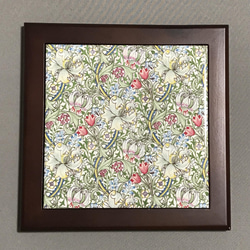 ルドゥーテ 植物画 ボタニカルアート バラ フォトタイル木製