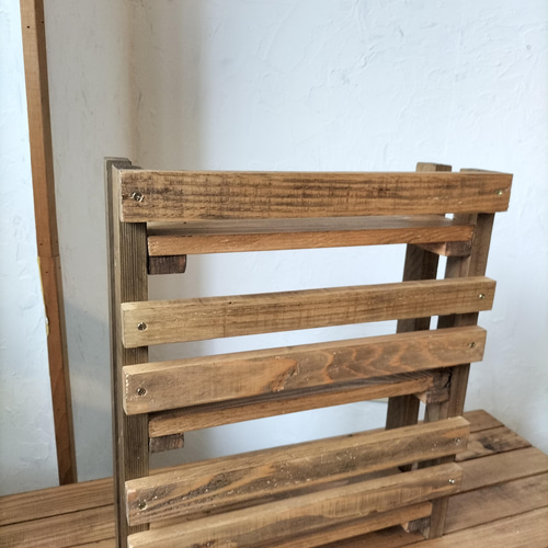 スパイスラック 調味料棚 小物収納棚 ディキシーブルー 木目調 マルチ