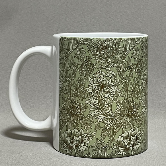 ウィリアムモリス　Chrysanthemum Toile 菊　マグカップ 3枚目の画像