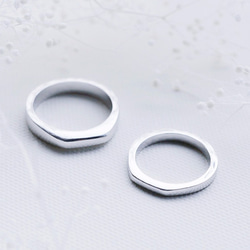 【Pt900】thin : Ring (2.5mm) 4枚目の画像