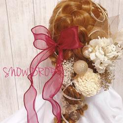 レインボーチュールリボン♡ヘッドドレス♡結婚式♡ウェディング レインボーチュールリボン♡ヘッドドレス♡結婚式♡ウェディング