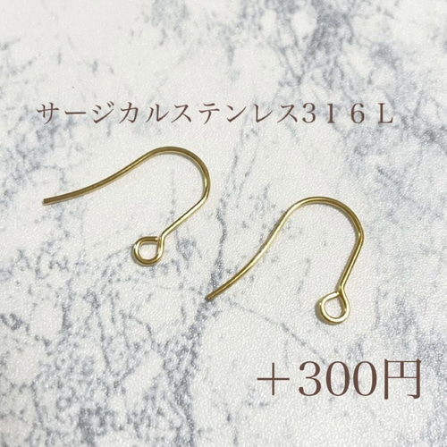 革 ピアス ✯ グラデーション ホヌ ✯ ALOHA ハワイアン