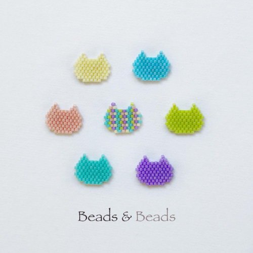 デリカビーズピアス　カラフルモザイクタイルカラーフリンジピアス黒 他 デリカビーズピアス モザイクタイルカラーフープフリンジピアス