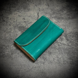 総手縫い ミドルウォレット 財布 フルレザー 本革 牛革 ヌメ革 革財布 手縫いの本革製品】ミドル ウォレット 財布 本革《糸島》【BLESS