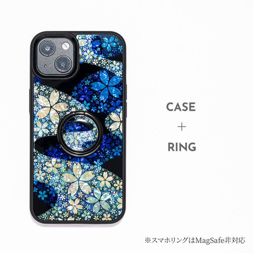 iPhone・スマホケース Society6 Mermaidia by Lisa Argyropoulos 天然貝 螺鈿アート【iPhone/Galaxy対応】 夢桜 -優- ｜ハイ